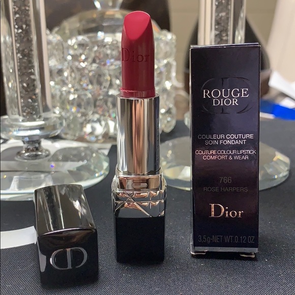 Dior Rouge 766 Rose Harpers lipstick
